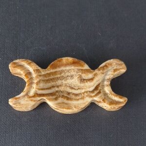 Chocolate Calcite Triple Moon Sphere Stand